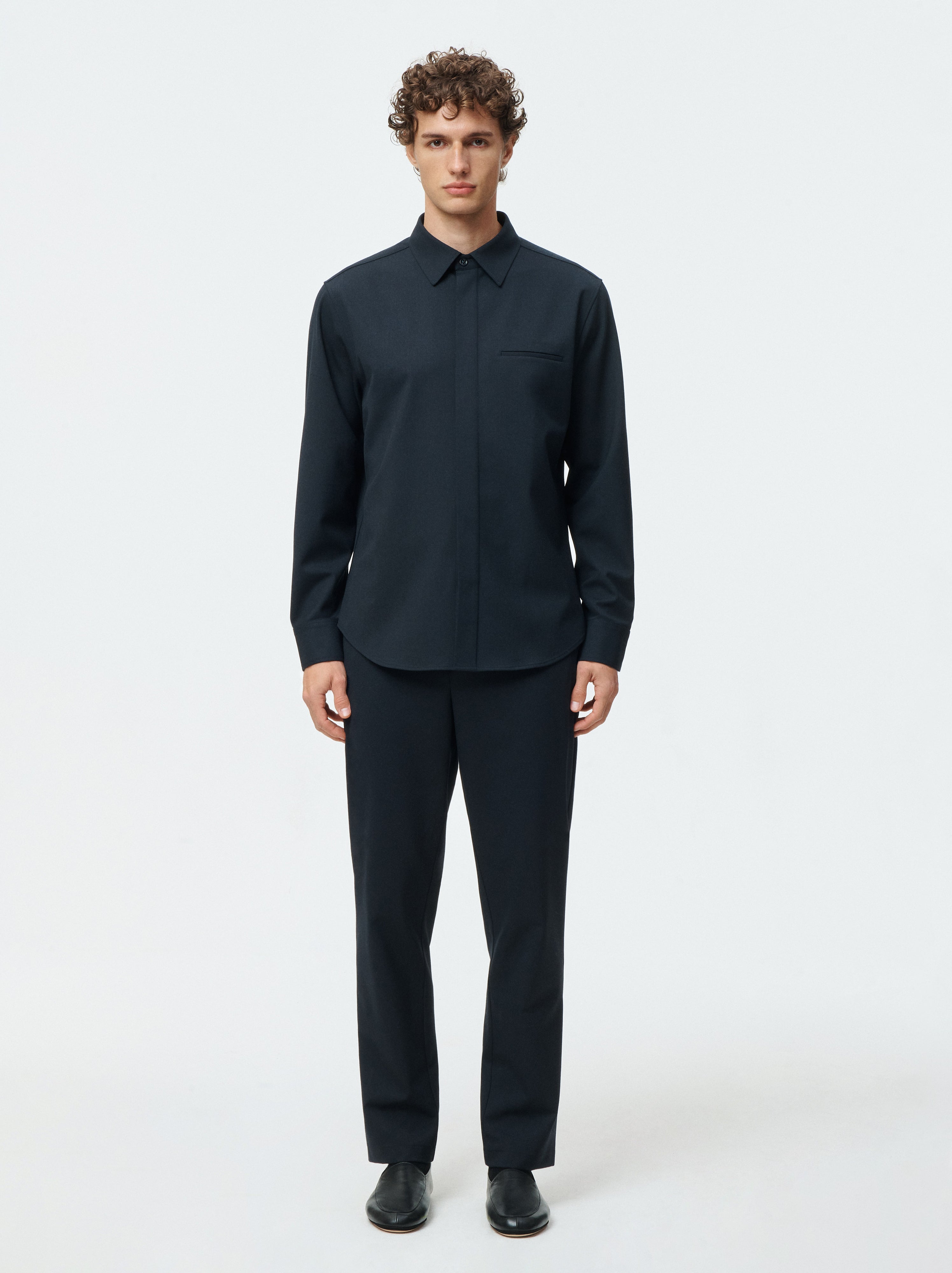 JACQUES NYC INC. Wool Stretch Trouser