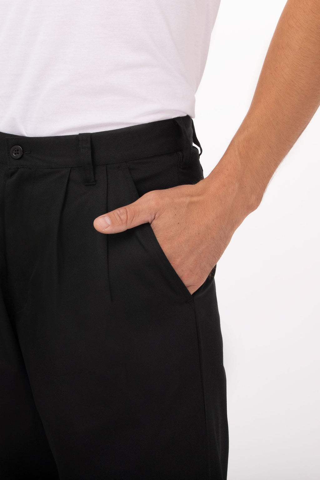 Chef Works Men's Basic Chef Pants Poly-Cotton