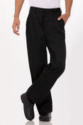 Chef Works Men's Basic Chef Pants Poly-Cotton