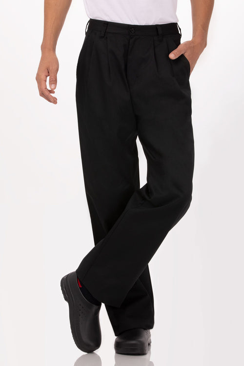 Chef Works Men's Basic Chef Pants Poly-Cotton